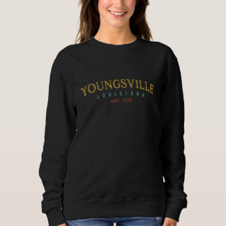 Youngsville Louisiana LA USA Retro Hometown Pride Trui