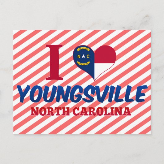 Youngsville, North Carolina Briefkaart (Voorkant)