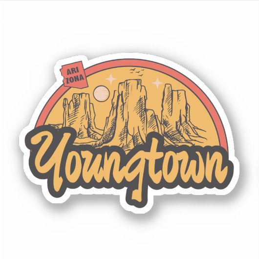 Youngtown, Arizona Sticker (Voorkant)