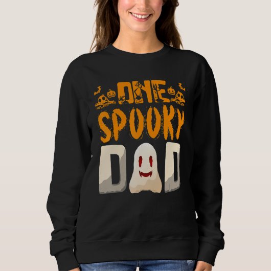 Your A One Spooky Dad Dad Family Halloween Trui (Voorkant)