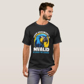 Your Argument Is Invalid Funny Loud Parrot Quote H T-shirt (Voorkant volledig)