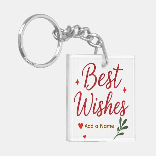 Your Best Wishes Acrylic Keychain (Voorkant Links)