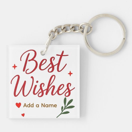 Your Best Wishes Acrylic Keychain (Achterkant)