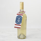 Your Boat Name Anchor Flessenhanger (Schuin)