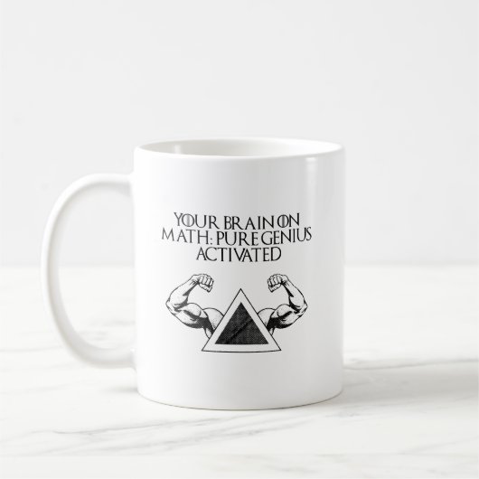 Your Brain On Math Pure Genius Activated Koffiemok (Links)
