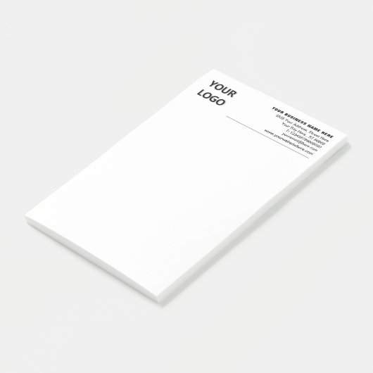 Your Branded Business Post-it® Notes Example (Schuin)