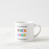 Your Branded Logo and Text Business Espresso Mug Espresso Kop (Rechts)