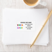 Your Branded Logo Name Address Labels Template (Insitu)