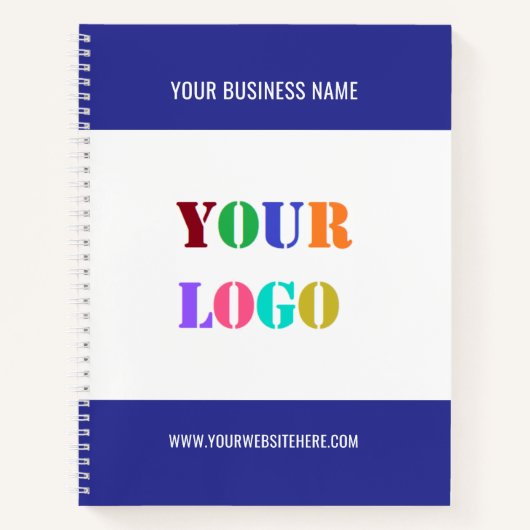 Your Branded Stationery Business Notebook Template Notitieboek (Voorkant)