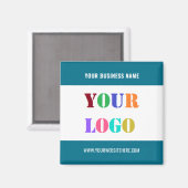Your Business Branded Promotional Magnets Template Magneet (Voorkant / Achterkant)