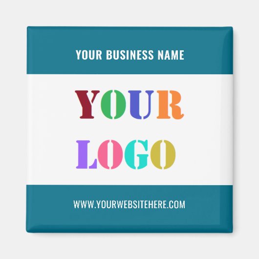 Your Business Branded Promotional Magnets Template Magneet (Voorkant)