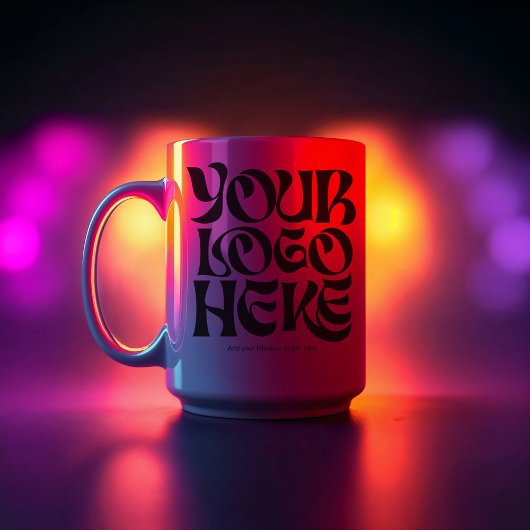 Your Business Logo and Text Simple Koffiemok