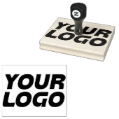 Your Business Logo Company Large Rubber Stamp Rubberstempel (Gestempeld)