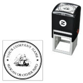 Your Business Logo Custom Zelfinktende Stempel (In situ)