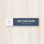 Your Business Logo Here Hangling Name Plate Deurbordje (Voorkant)