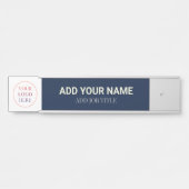 Your Business Logo Here Hangling Name Plate Deurbordje (Voorkant)