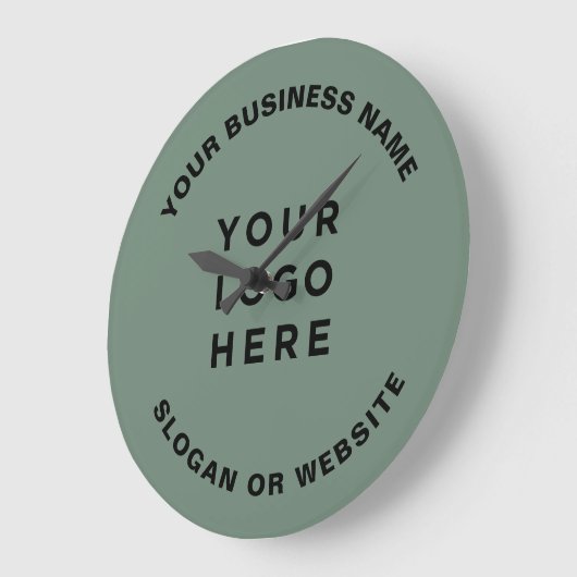 Your Business Logo Simple and Professional Sage Grote Klok (Hoek)