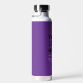 Your Business Logo Website Custom Water Bottle Waterfles (Rechts)