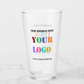 Your Business Promotional Branded Glass Example Glas (Achterkant)