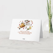 Your Carts Overflow With Abundance. Feestdagen Kaart (Achterkant)