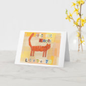 Your Cat Looks Like a Cheeto Kaart (Gele Bloem)