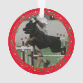 Your Champion Dog 2 Photo Acrylic Ornament (achterkant)