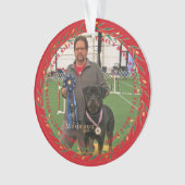 Your Champion Dog 2 Photo Acrylic Ornament (voorkant)