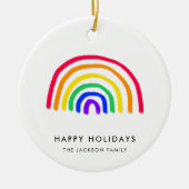 Your Child's Own Artwork | Upload Kids Drawing Keramisch Ornament (Voorkant)