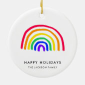 Your Child's Own Artwork | Upload Kids Drawing Keramisch Ornament (Achterkant)