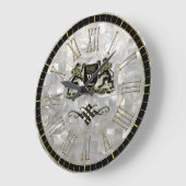 Your Coat of Arms Monogram Mother of Pearl Grote Klok (Hoek)