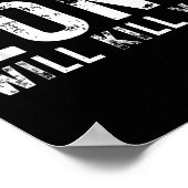 Your Comfort Zone Will Kill You Gym Motivational Y Poster (Hoek)