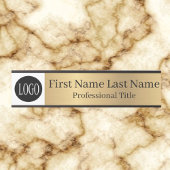 Your Company Logo Office Door Sign Faux Gold Deurbordje