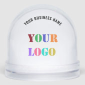 Your Company Logo Text Business Gift Snow Globes Sneeuwbol (Voorkant)