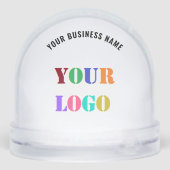 Your Company Logo Text Business Gift Snow Globes Sneeuwbol (Achterkant)