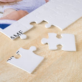 Your custom 6 photos collage and text legpuzzel (Zijkant)