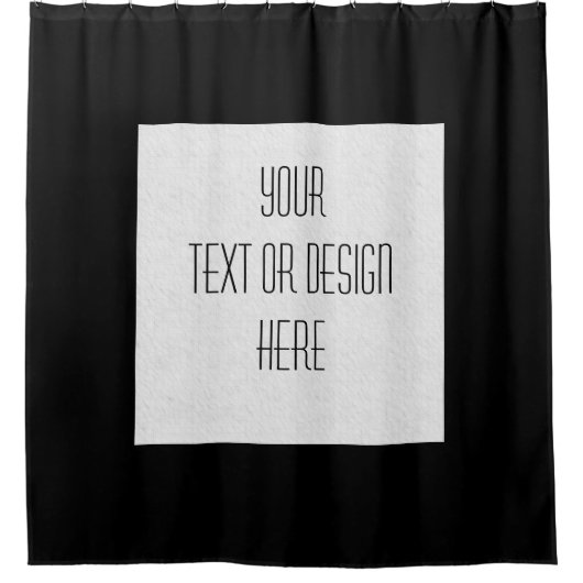 Your Custom Design - Douchegordijn (Voorkant)