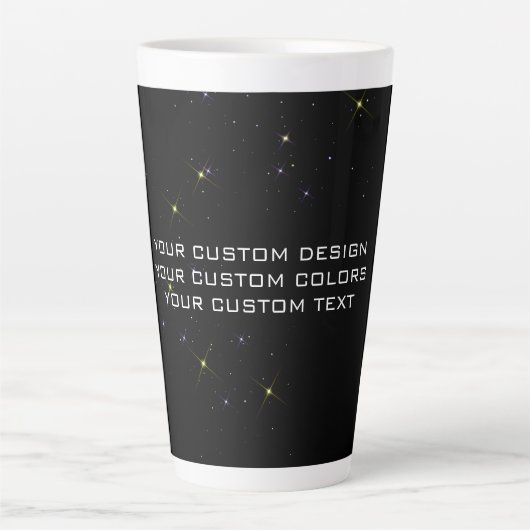 Your Custom Design - Latte Mok (Voorkant)