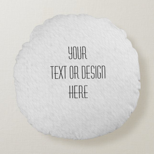 Your Custom Design - Rond Kussen (Voorkant)
