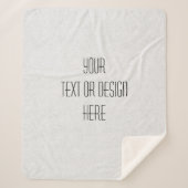 Your Custom Design - Sherpa Deken (Voorkant)