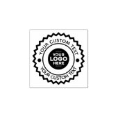 Your Custom Logo Rubber Stamp Rubberstempel (Afrduk)