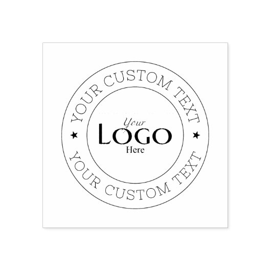 Your Custom Logo  Rubberstempel (Afrduk)