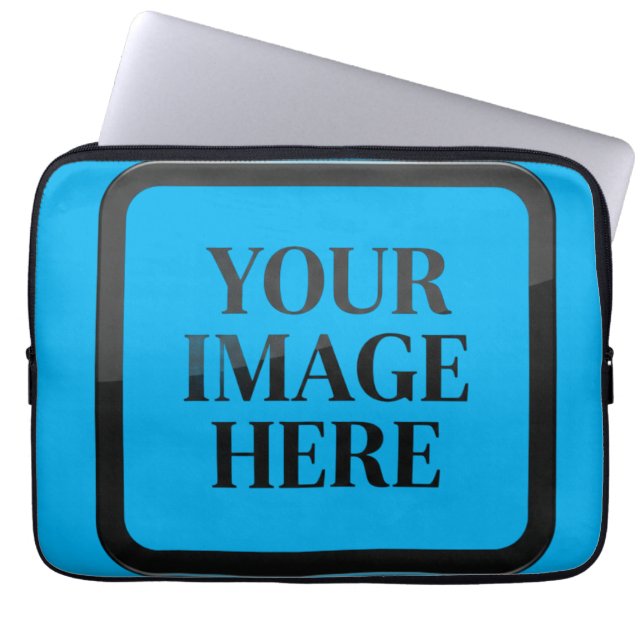 Your Custom Memory - Personalized Photo Placeholde Laptop Sleeve (Voorkant)