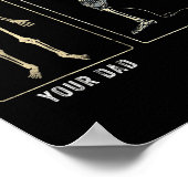 Your Dad My Dad Funny Father Day Quote For Guitar  Poster (Hoek)