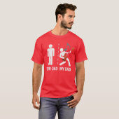 Your Dad My Dad Funny Father Music Guitar Player M T-shirt (Voorkant volledig)