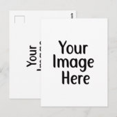 Your Design Here Personalized Briefkaart (Voorkant / Achterkant)