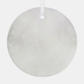 Your Design Here - Personalized Glas Ornament (Achterkant)