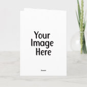 Your Design Here Personalized Kaart (Achterkant)