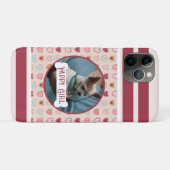 Your Dog Photo Valentine Heart iPhone 11 Pro Case (Achterkant (horizontaal))