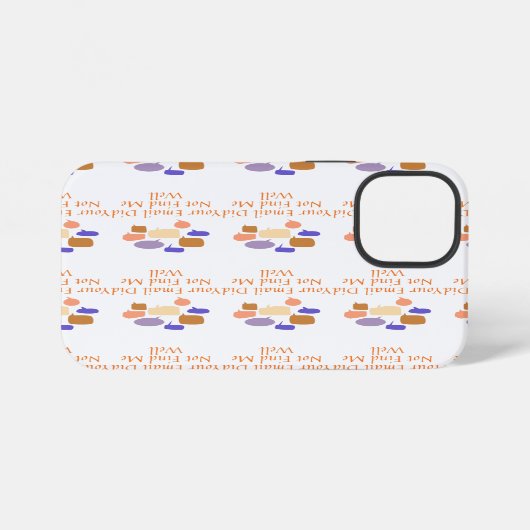 Your Email Did Not Find Me Well iPhone Hoesje (Achterkant horizontaal)