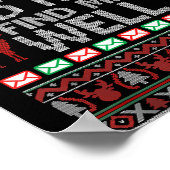 Your Email Did Not Find Me Well Ugly Christmas Off Poster (Hoek)